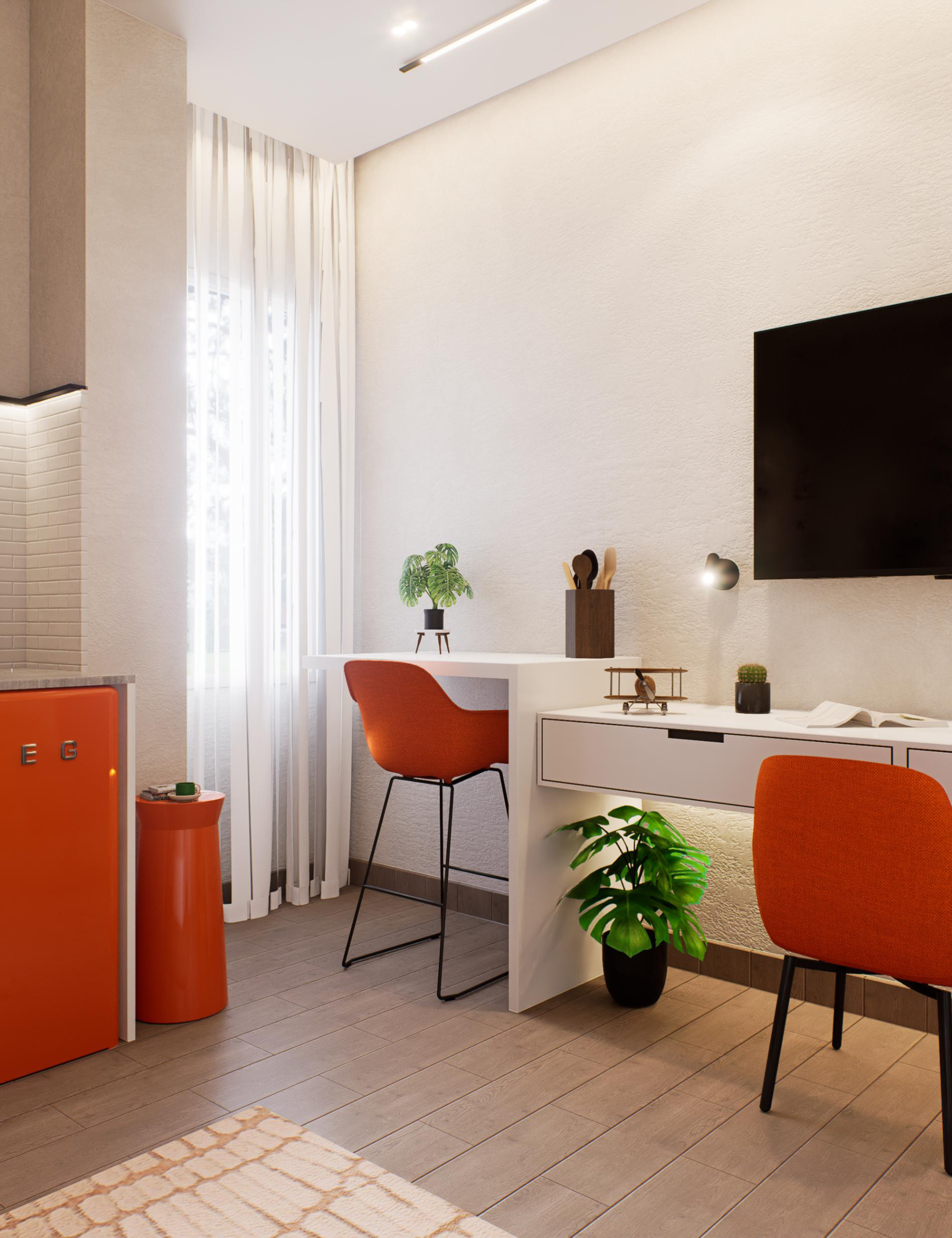 Fully-Furnished Rooms